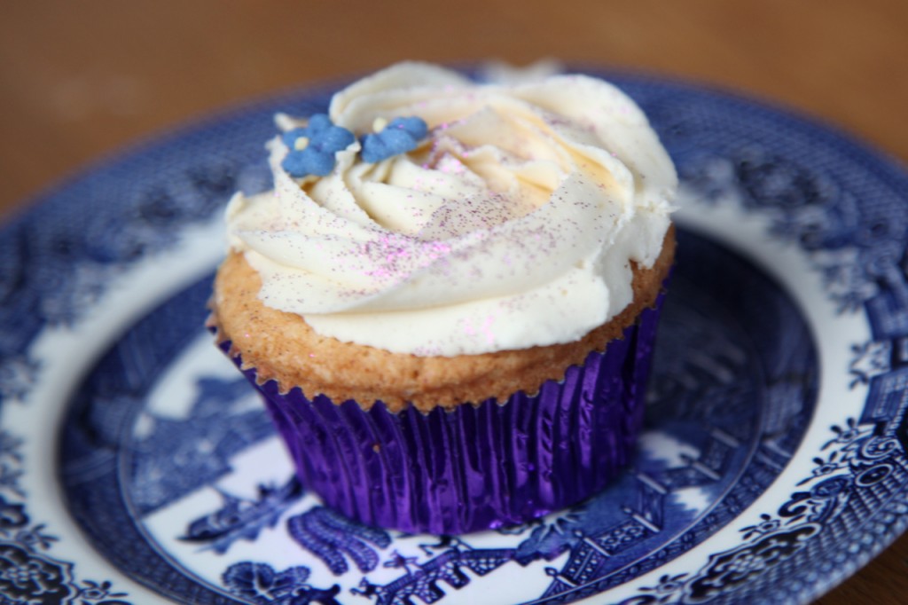 A cupcake wedding cake